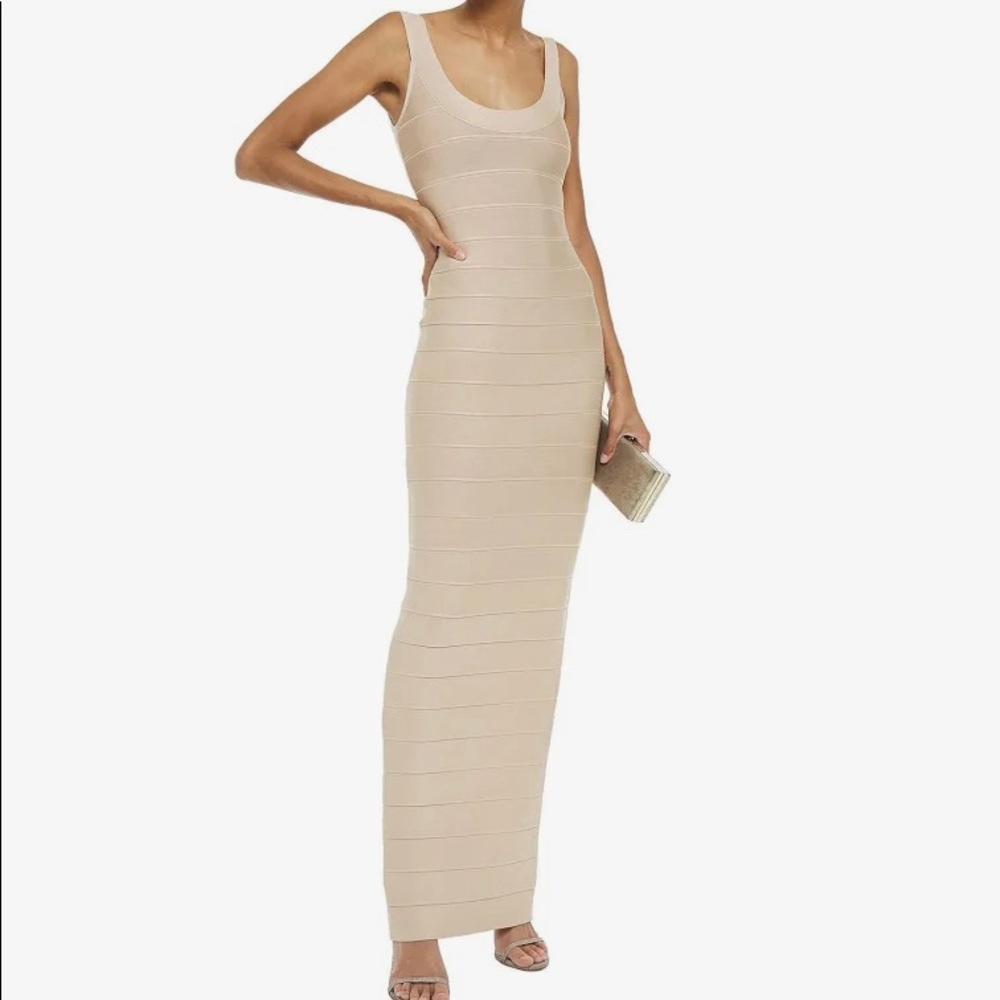 Herve Leger Paris round neck bandage dress size XS